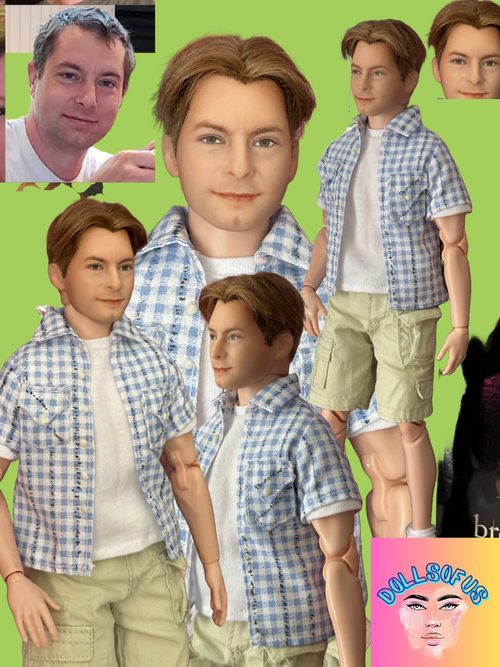 Order Your Mini-me Doll [ 12'' Look-A-Like Portrait Doll • Dollalike • Personalized Gift for Her • Realistic Customized Doll from Photo]