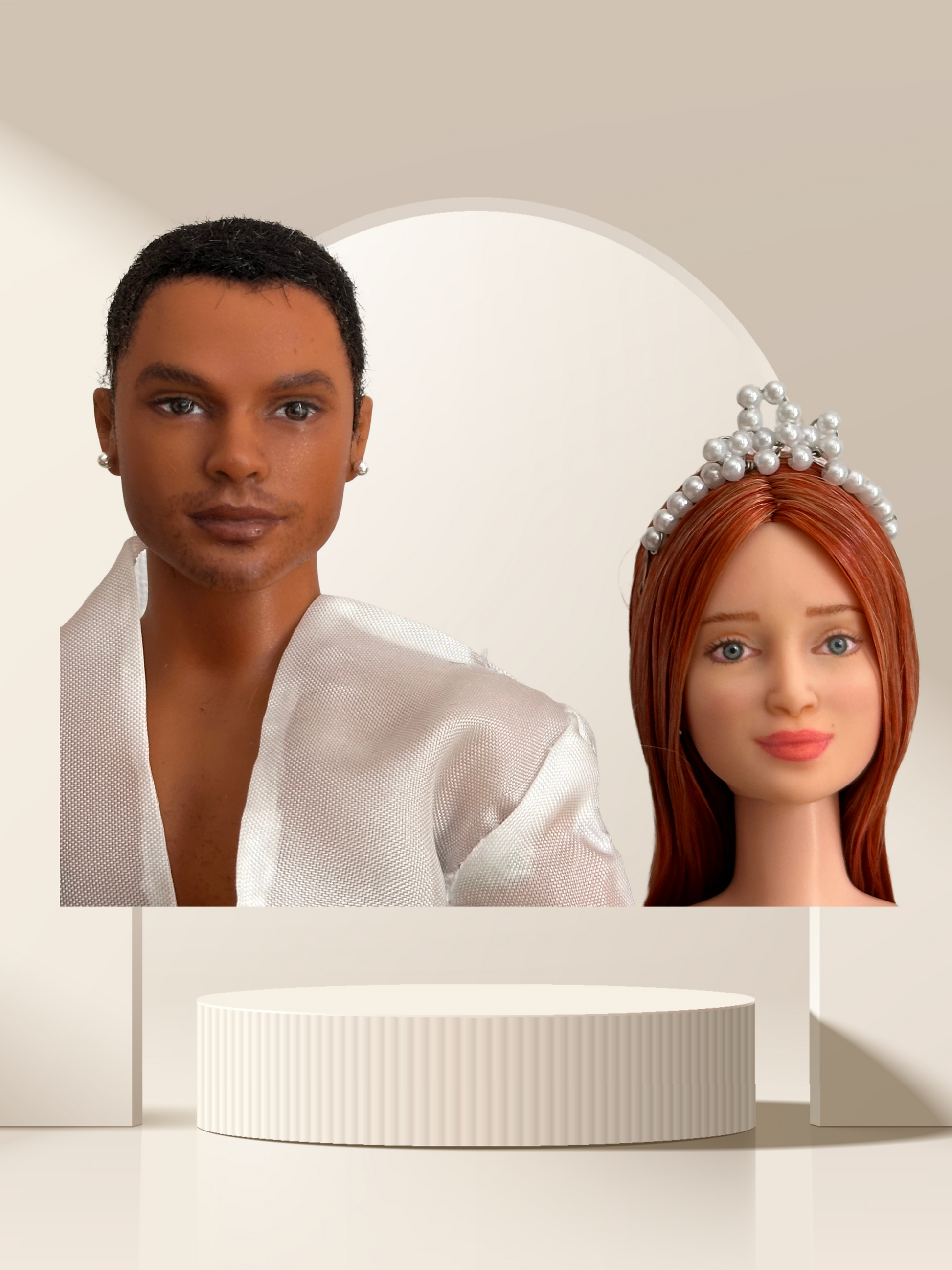 Duke and Duchess Costume Fashion Dolls – Handmade Collector’s Set