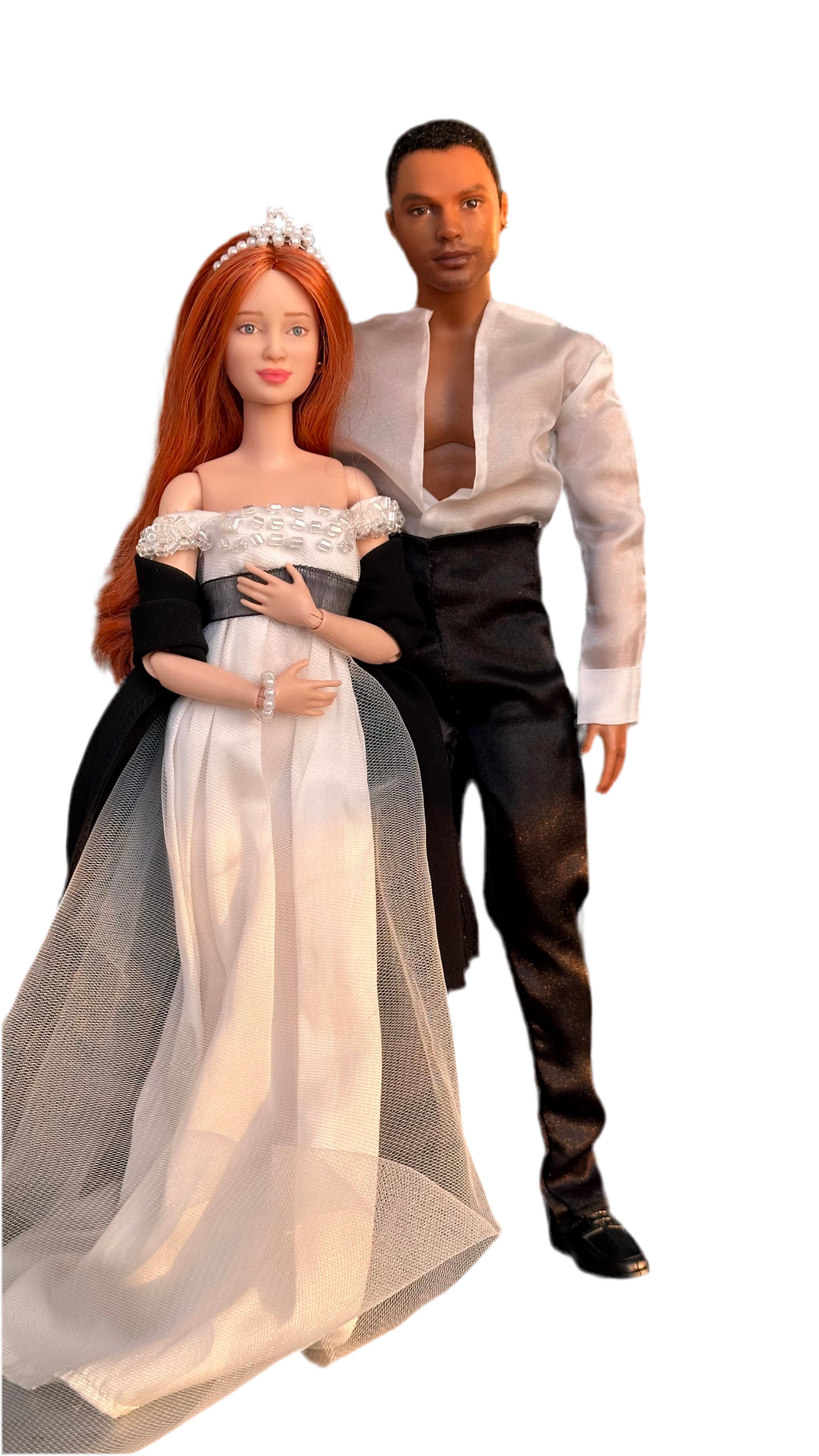Duke and Duchess Costume Fashion Dolls – Handmade Collector’s Set