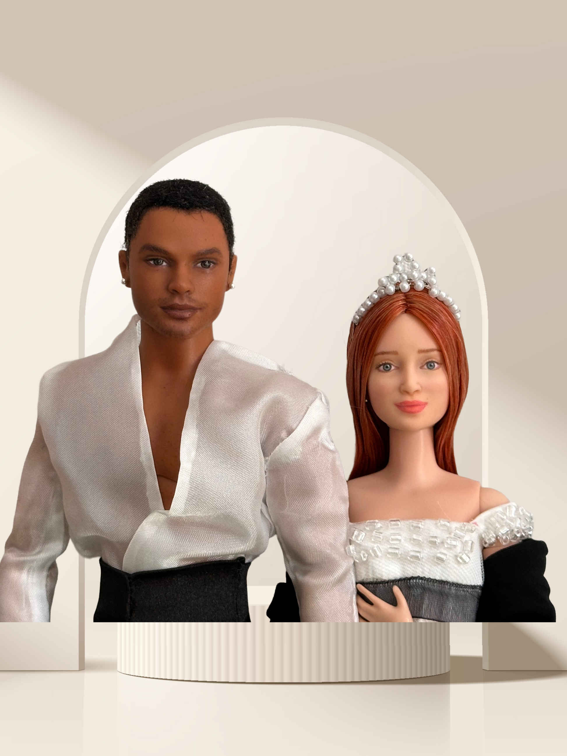 Duke and Duchess Costume Fashion Dolls – Handmade Collector’s Set