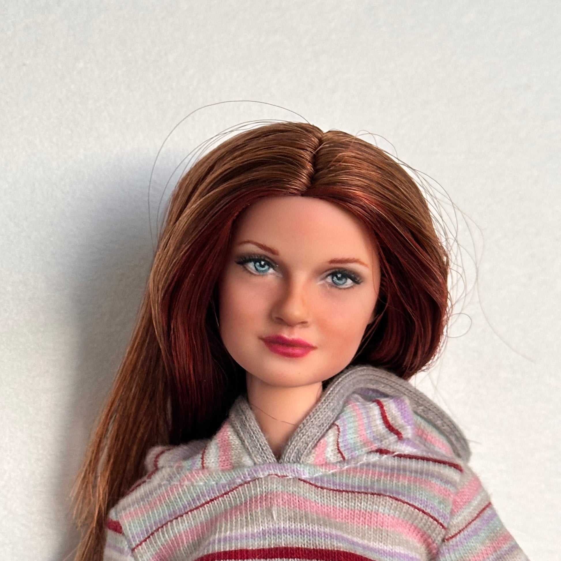 Custom Repainted Character Doll: 1/6 Scale Articulated Vintage Outfit