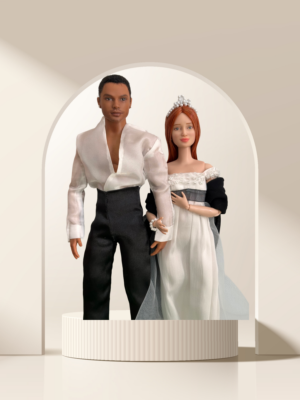 Duke and Duchess Costume Fashion Dolls – Handmade Collector’s Set