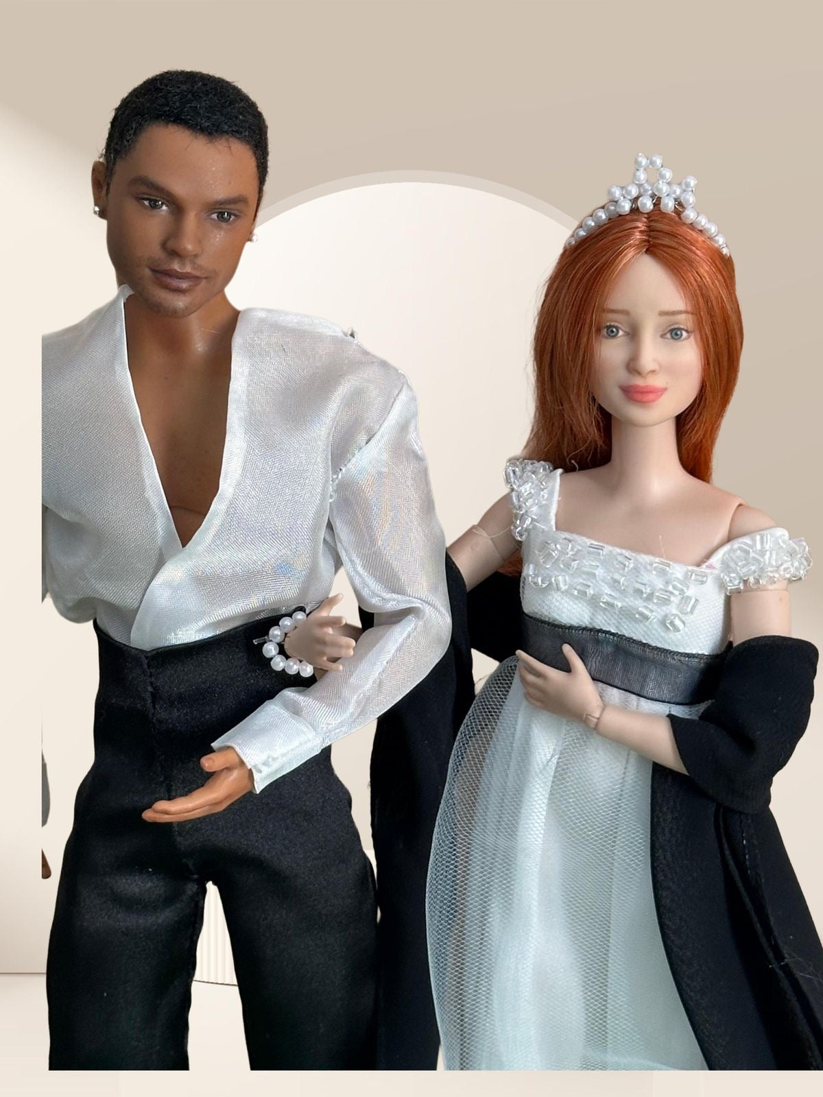 Duke and Duchess Costume Fashion Dolls – Handmade Collector’s Set