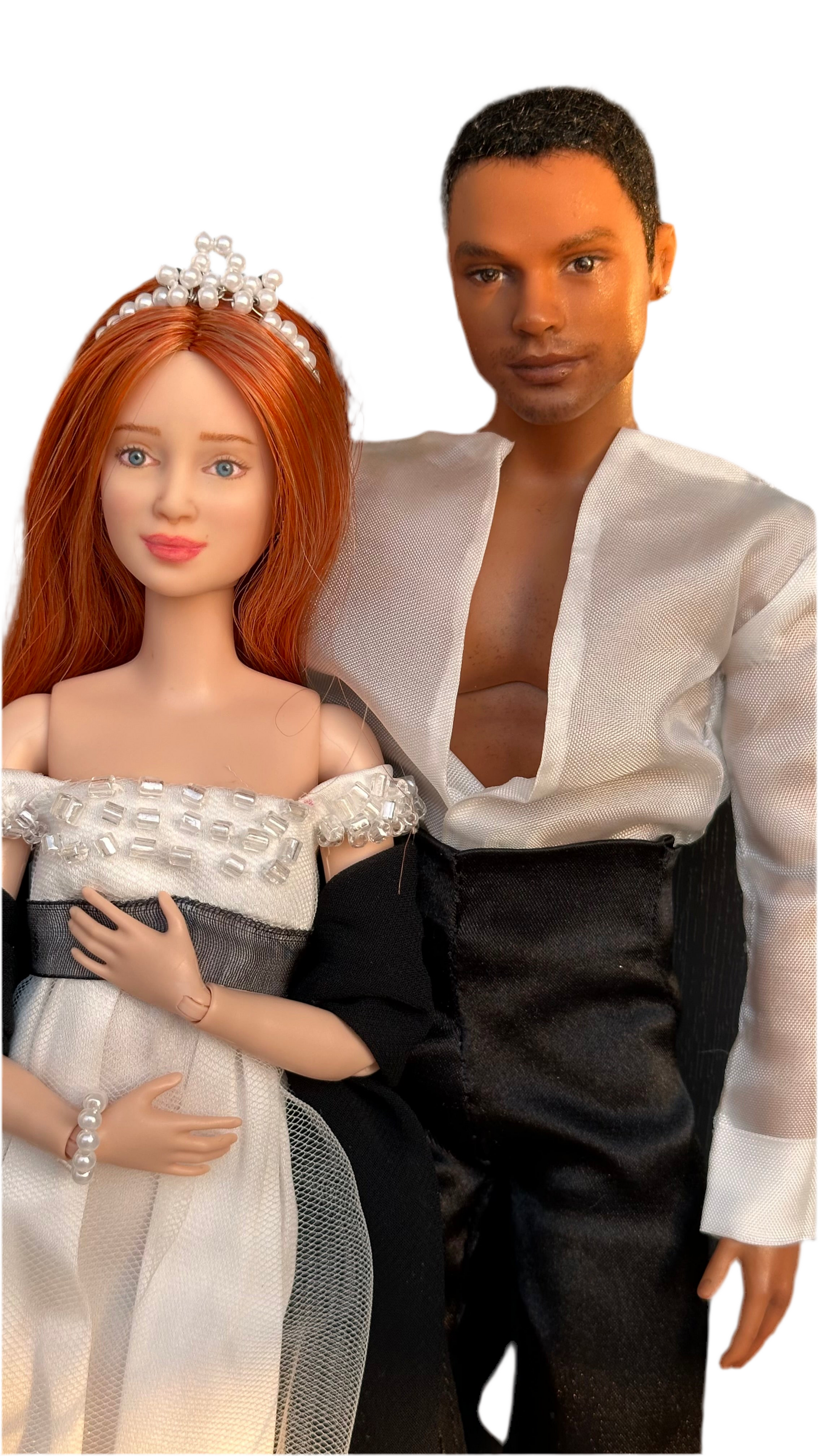 Duke and Duchess Costume Fashion Dolls – Handmade Collector’s Set