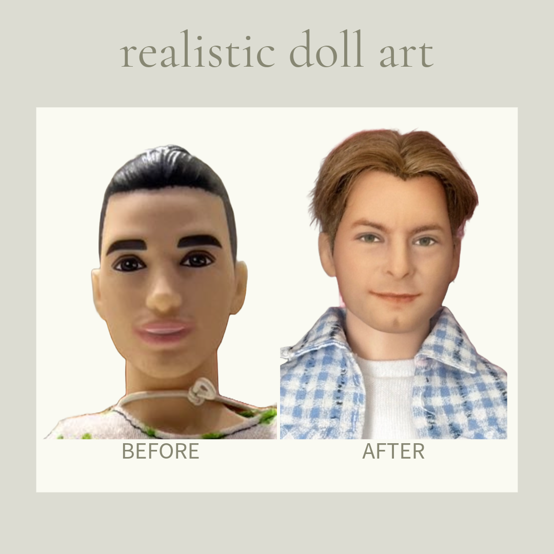 Order Your Mini-me Doll [ 12'' Look-A-Like Portrait Doll • Dollalike • Personalized Gift for Her • Realistic Customized Doll from Photo]