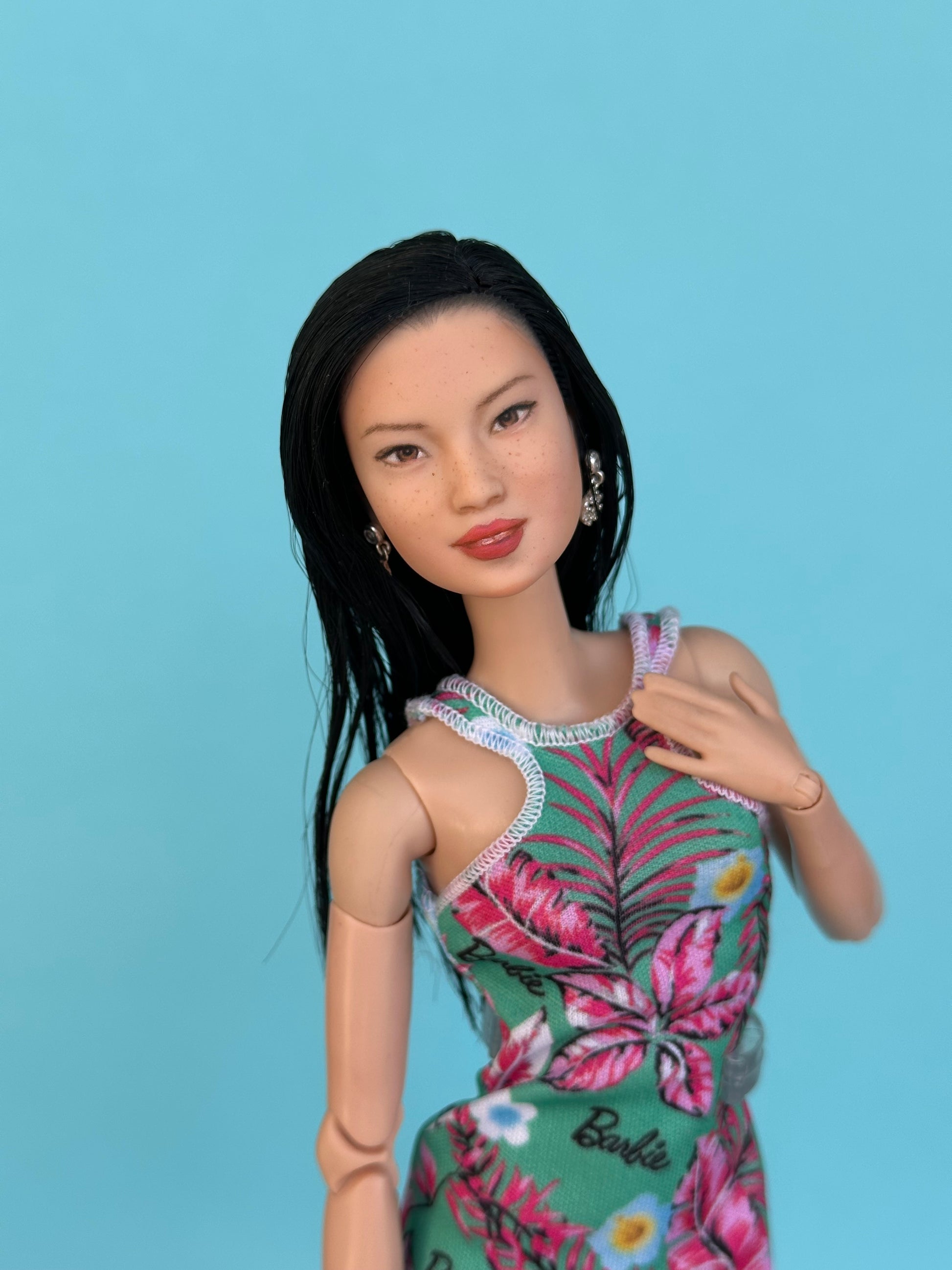 Freestyle Repainted Fashion Doll  with Fully Articulated Body / 12 inches Without Outfit