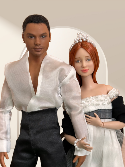Duke and Duchess Costume Fashion Dolls – Handmade Collector’s Set